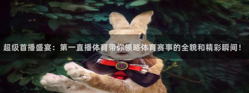 超级首播盛宴：第一直播体育带你领略体育赛事的全貌和精彩瞬间！